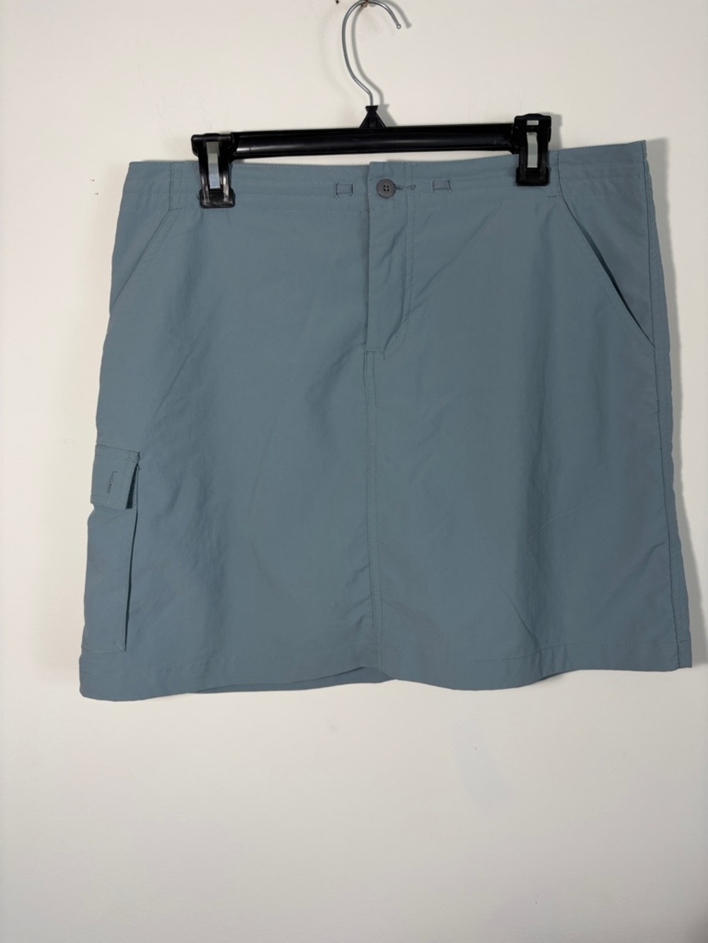 Patagonia Dusty Blue Skort with Side Cargo Pocket - 10